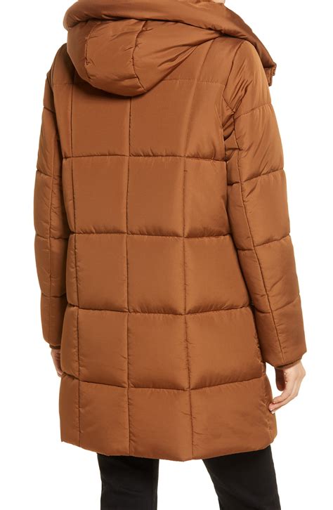 A tall stand collar sweeps into a quilted hood on this weather-ready <b>puffer</b> <b>jacket</b> cut from silky, machine-washable polyester micro pongee. . Nordstrom rack puffer jacket